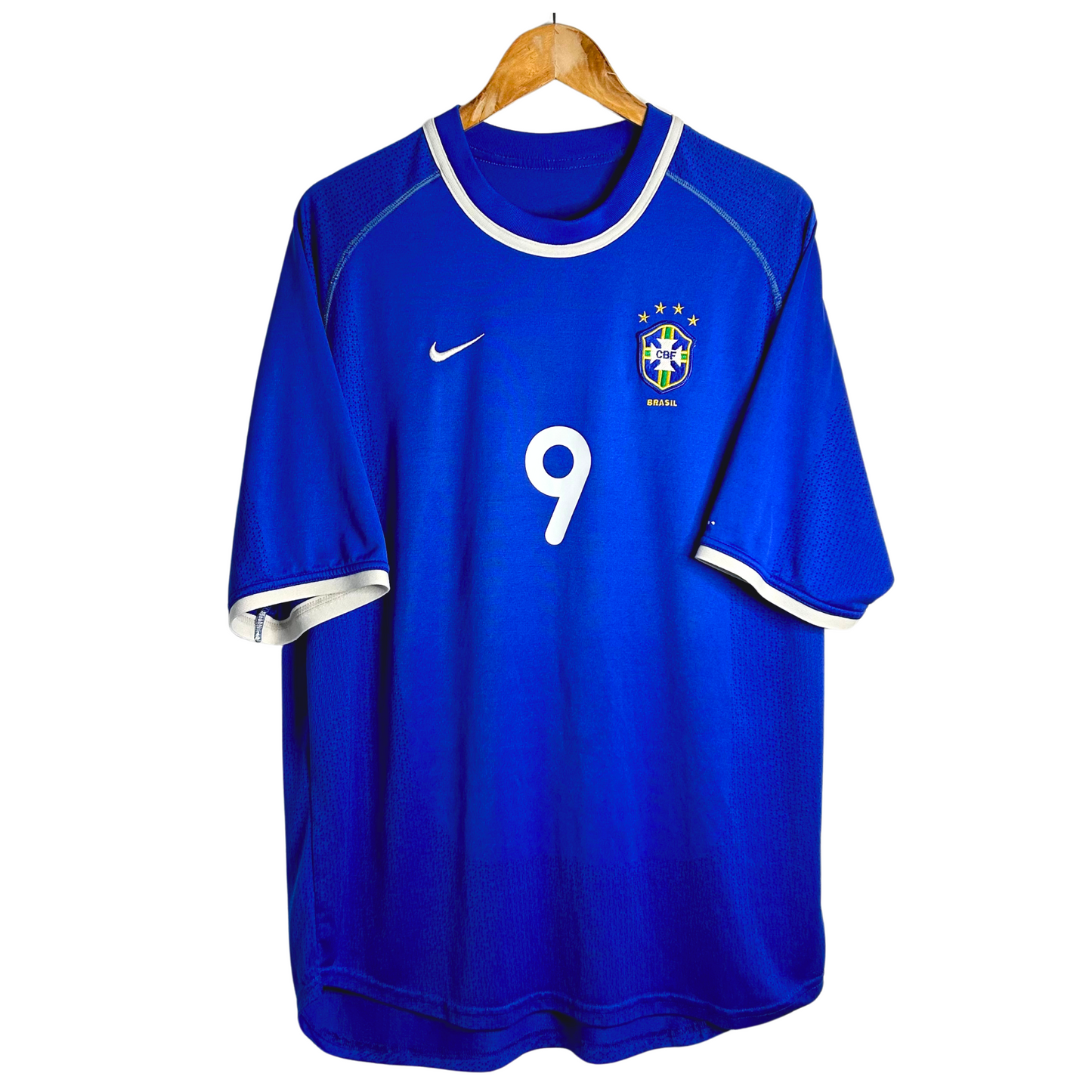 2000 Brazil Away Shirt “Ronaldo 9” - L