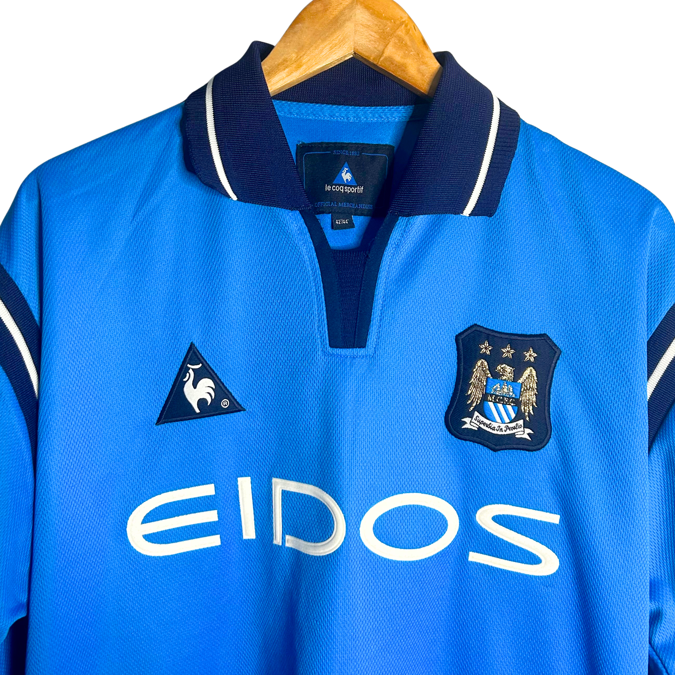 2001-02 Manchester City Home Shirt - L