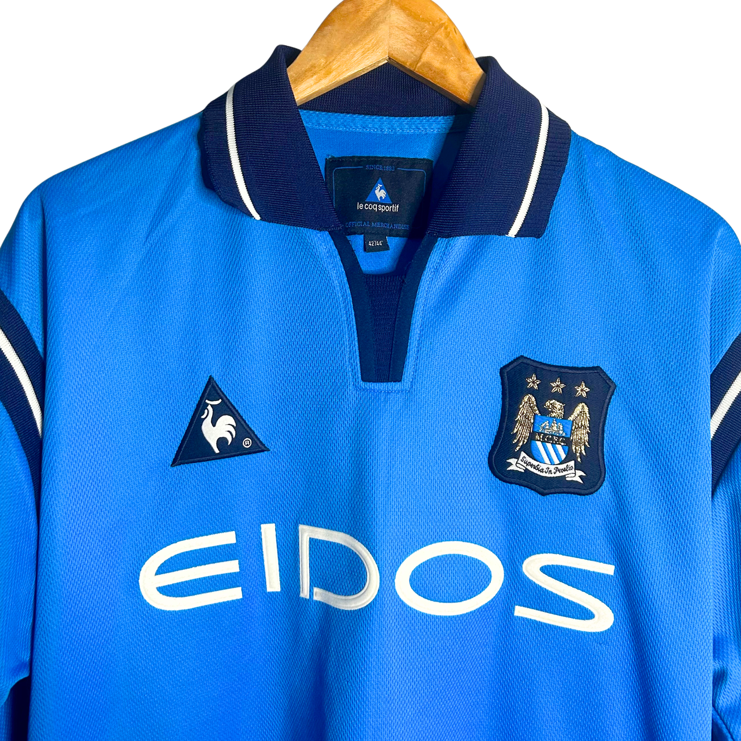 2001-02 Manchester City Home Shirt - L