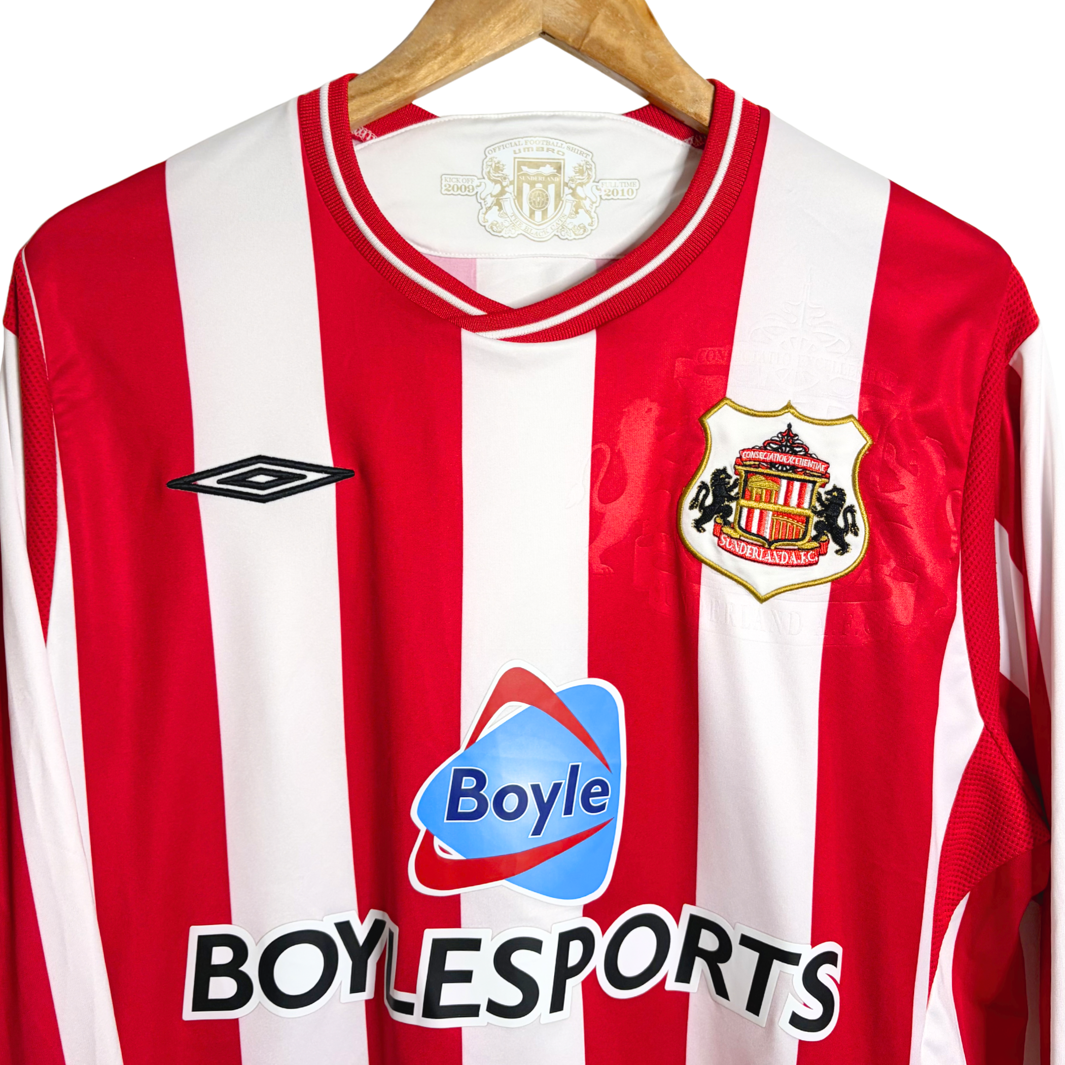 2009-10 Sunderland Home Shirt - L