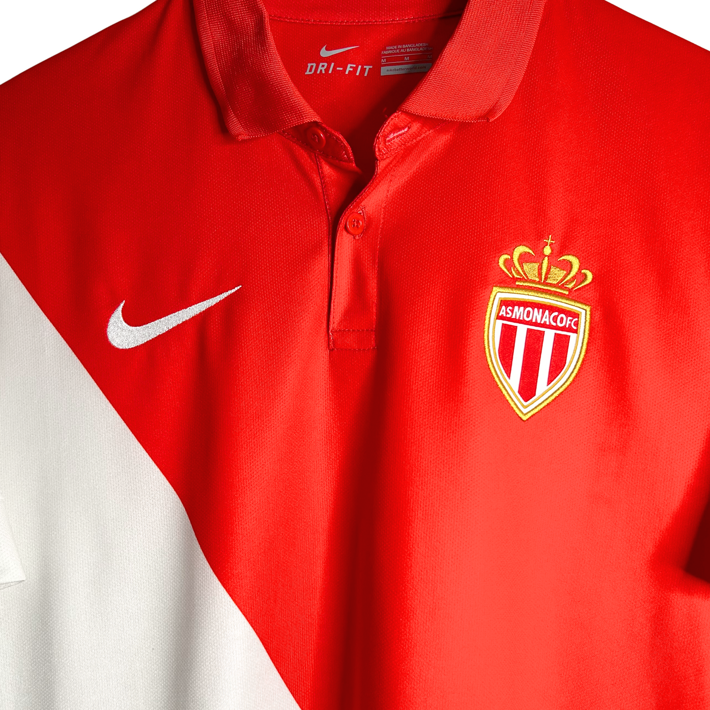 2014-15 AS Monaco Home Shirt - M