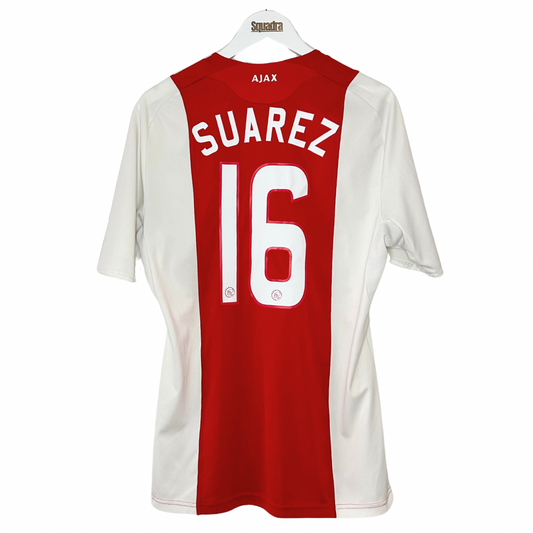 2008-09 Ajax Home Shirt - Large - Suarez 16