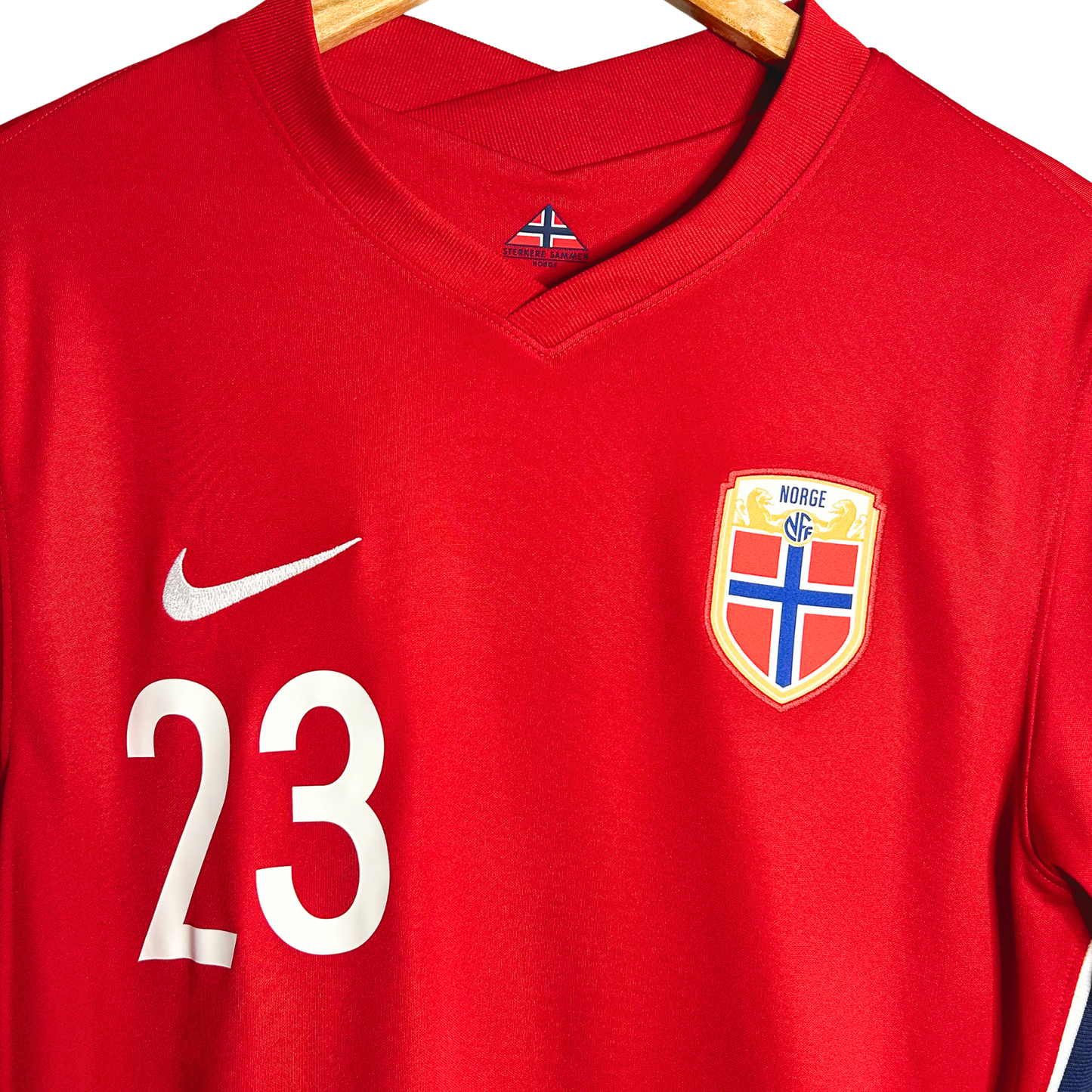 2020 Norway Home Shirt (BNWT) “Haaland 23” - L