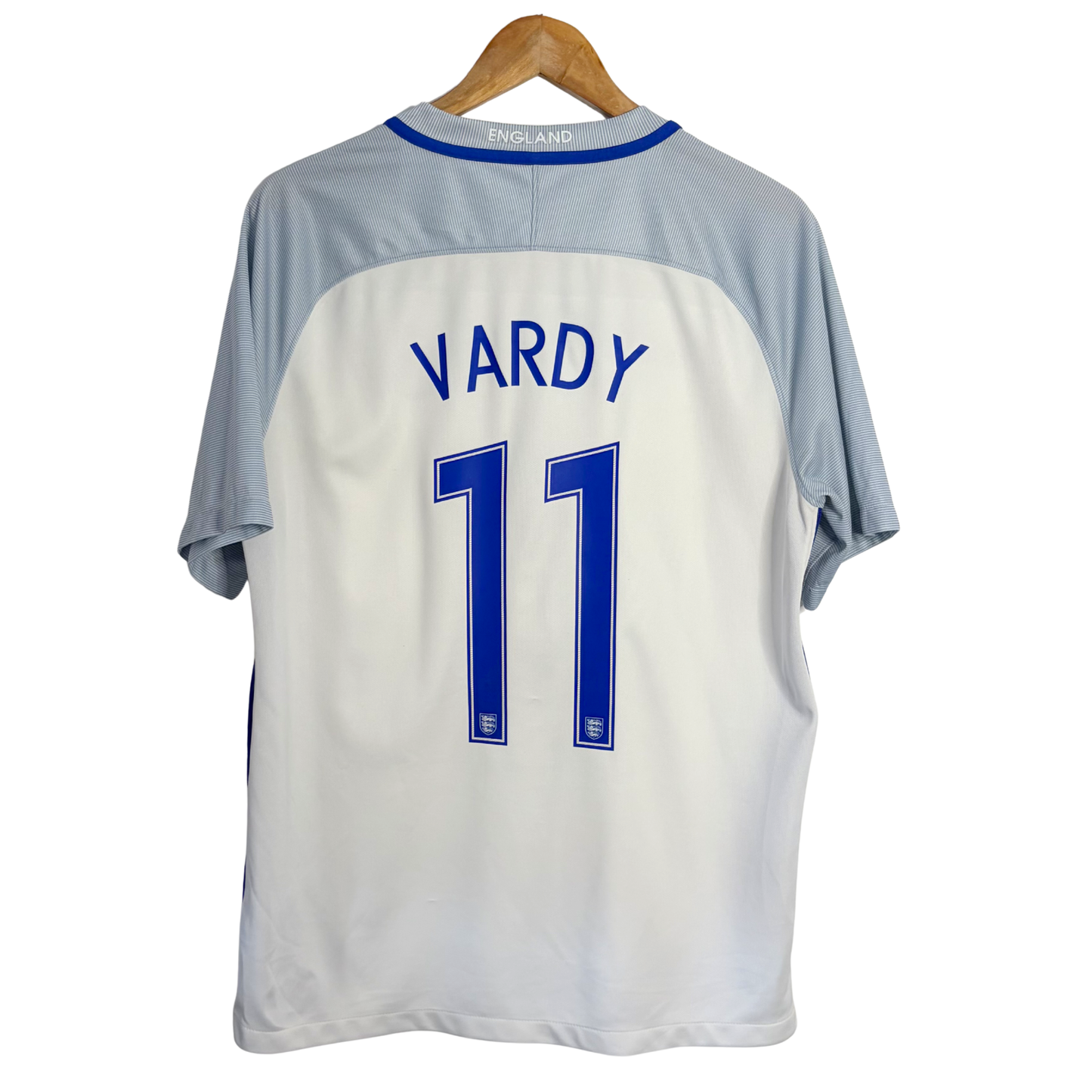 2016 England Home Shirt “Vardy 11” - L