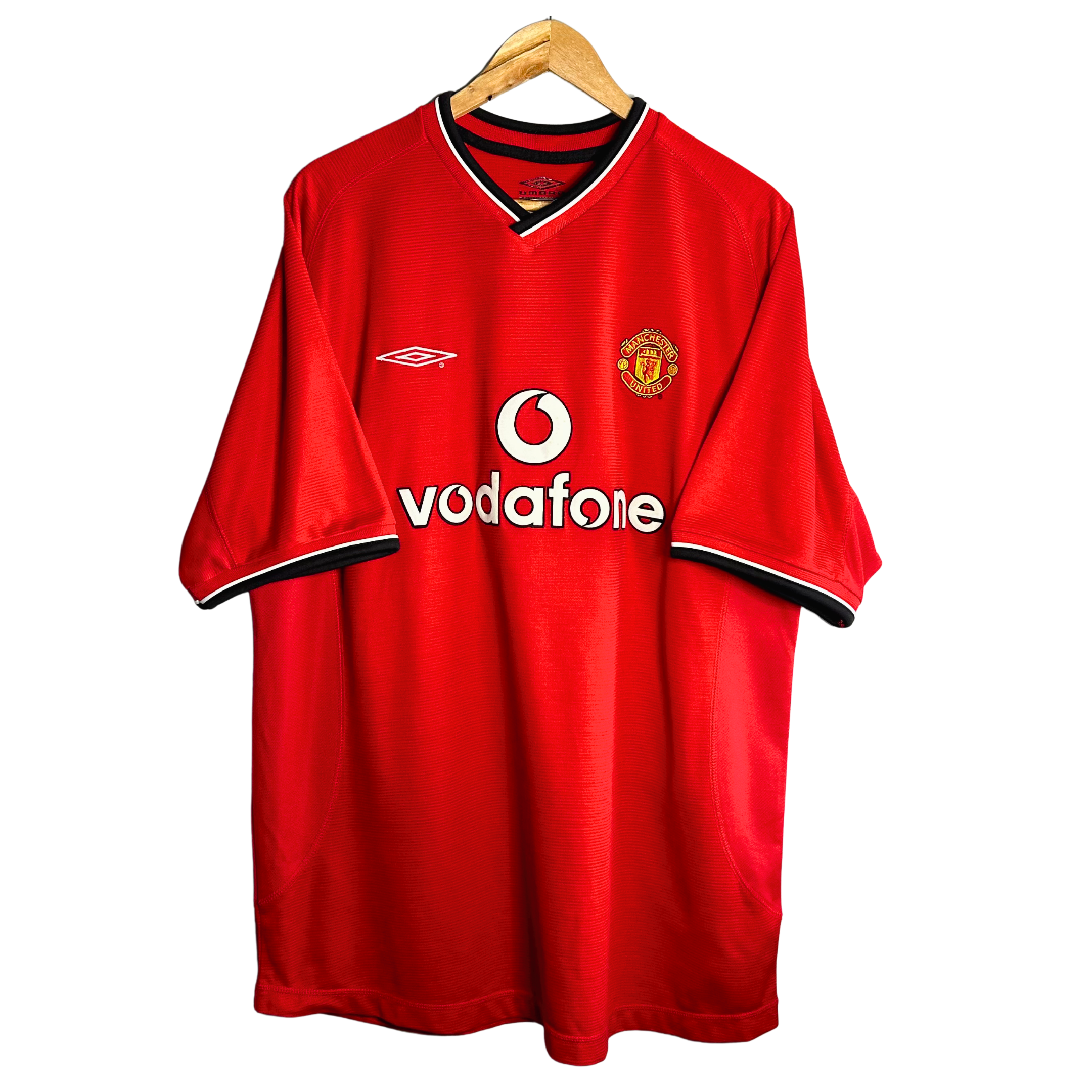 2000-02 Manchester United Home Shirt “Beckham 7” - XL