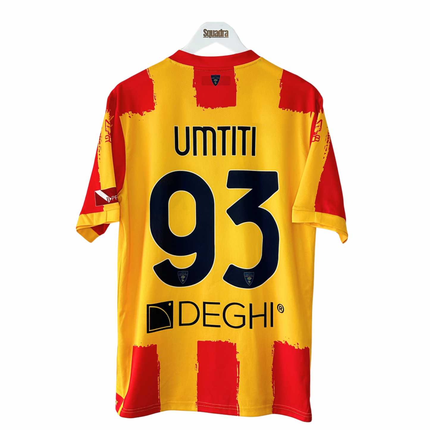 2022-23 Lecce Home Shirt - Large - Umtiti 93