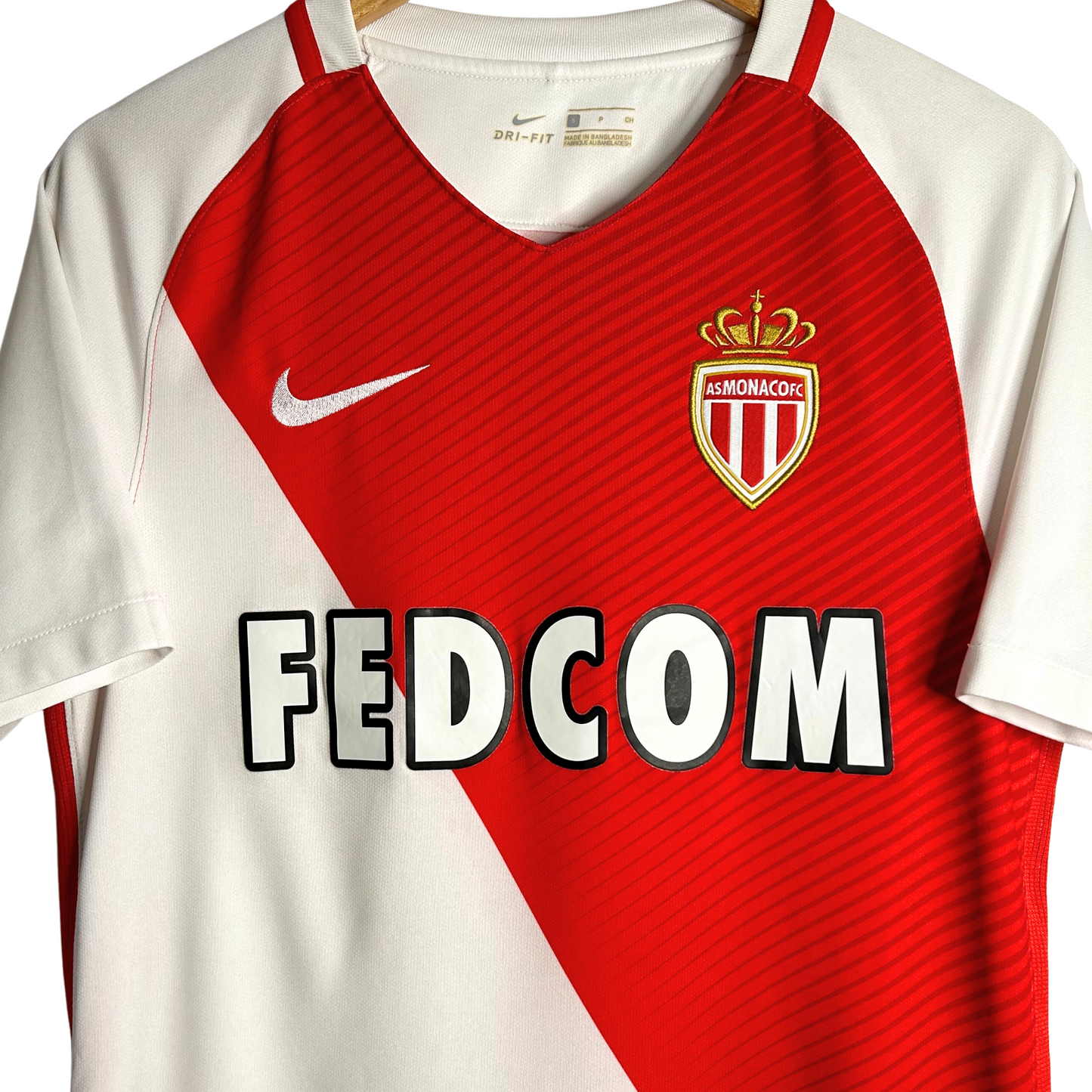 2016-17 AS Monaco Home Shirt - S