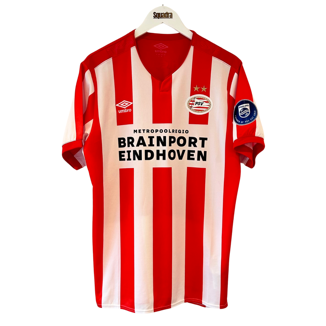 2019-20 PSV Home Shirt - Large - Gakpo 19