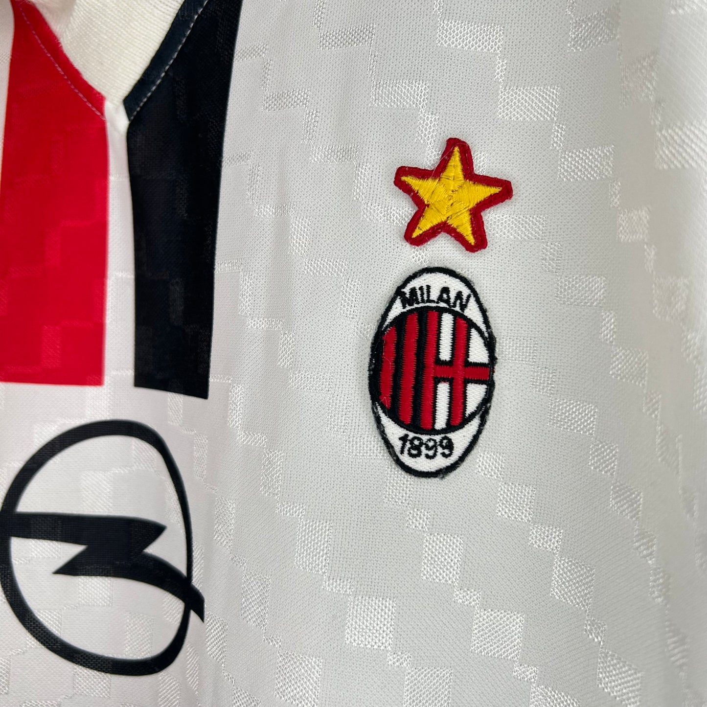 1995-97 AC Milan L/S Away Shirt - Medium - Weah 9