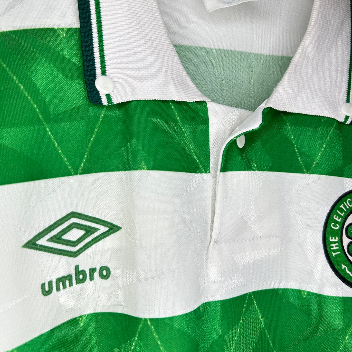 1989-91 Celtic Home Shirt - M/L