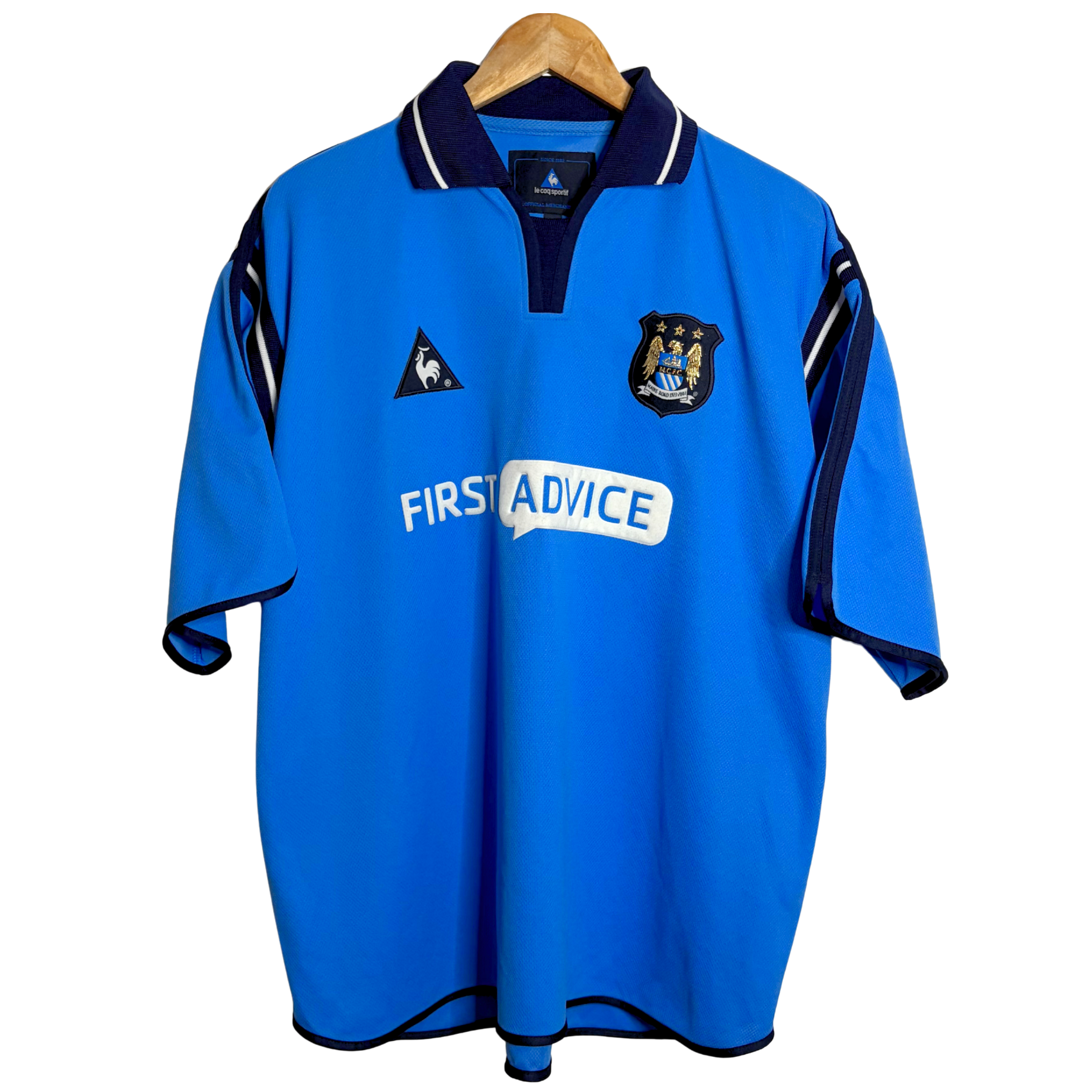 2002-03 Manchester City Home Shirt “Haaland 15” - XL