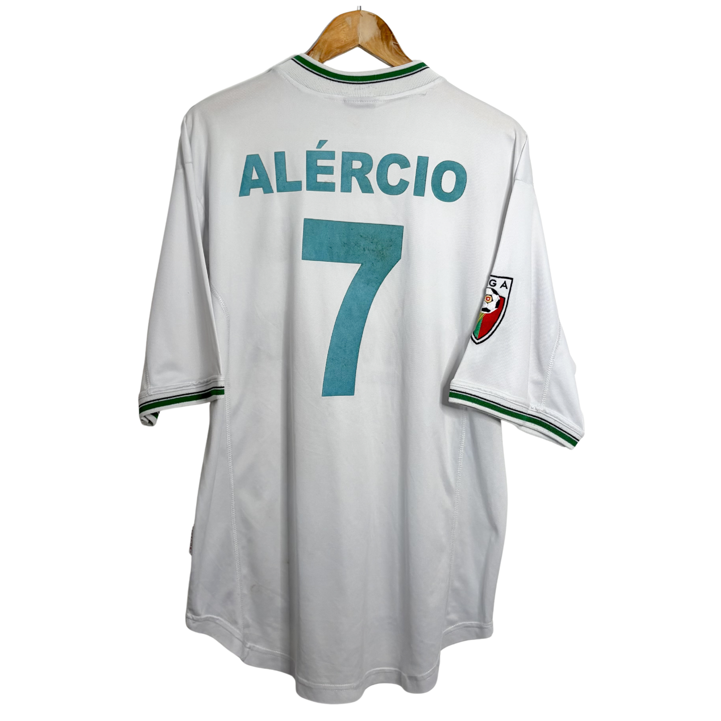 2000-01 Rio Ave Match Worn Away Shirt “Alercio 7” - XL