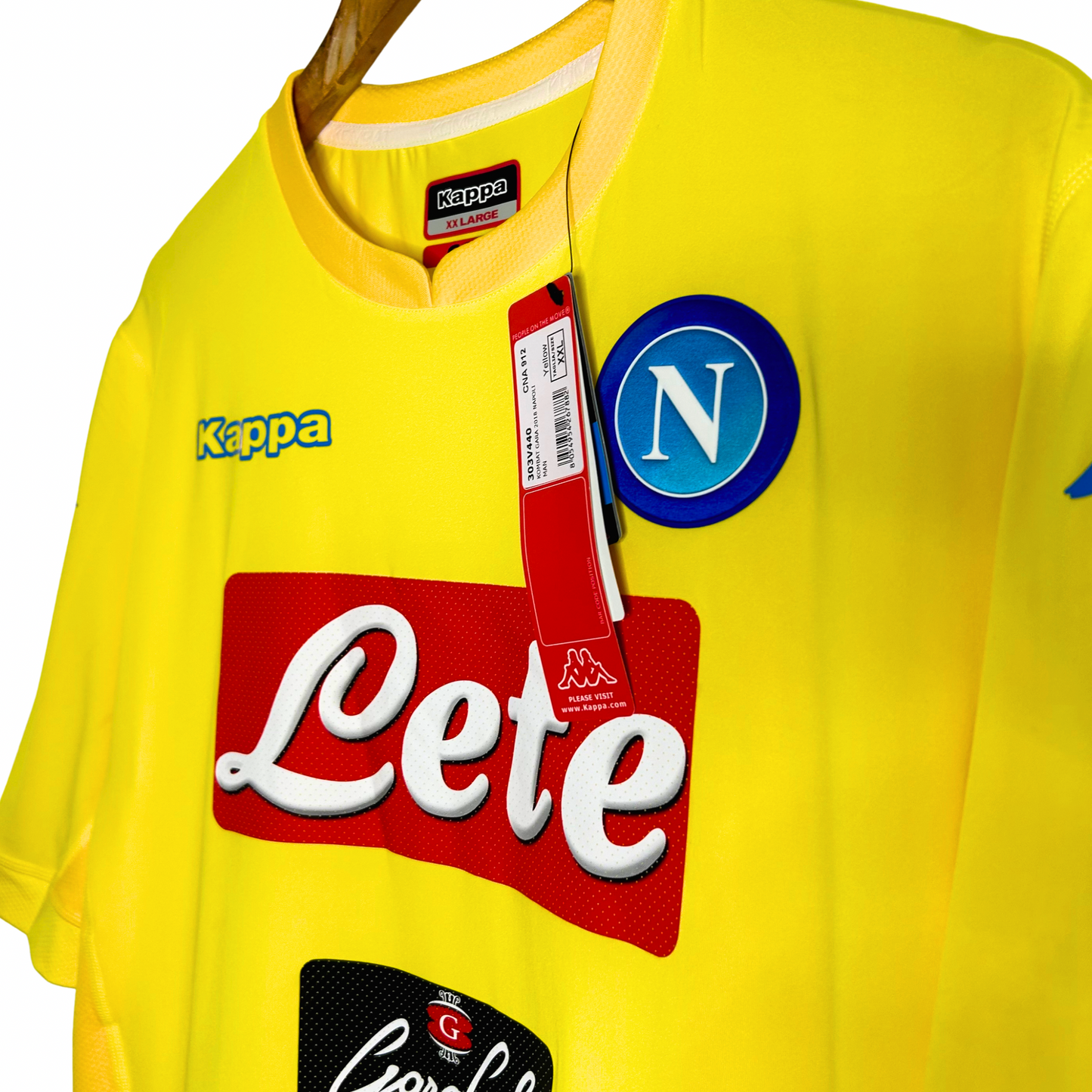 2017-18 Napoli Away Shirt (BNWT) - XXL (Slim Fit)