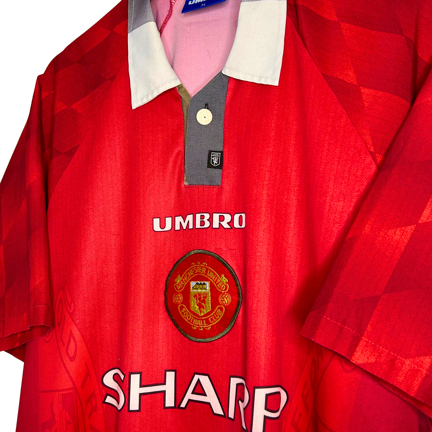 1996-98 Manchester United Home Shirt - XL