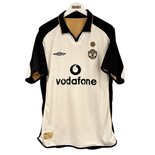 2001-02 Manchester United Reversible Away/Third Shirt - Large