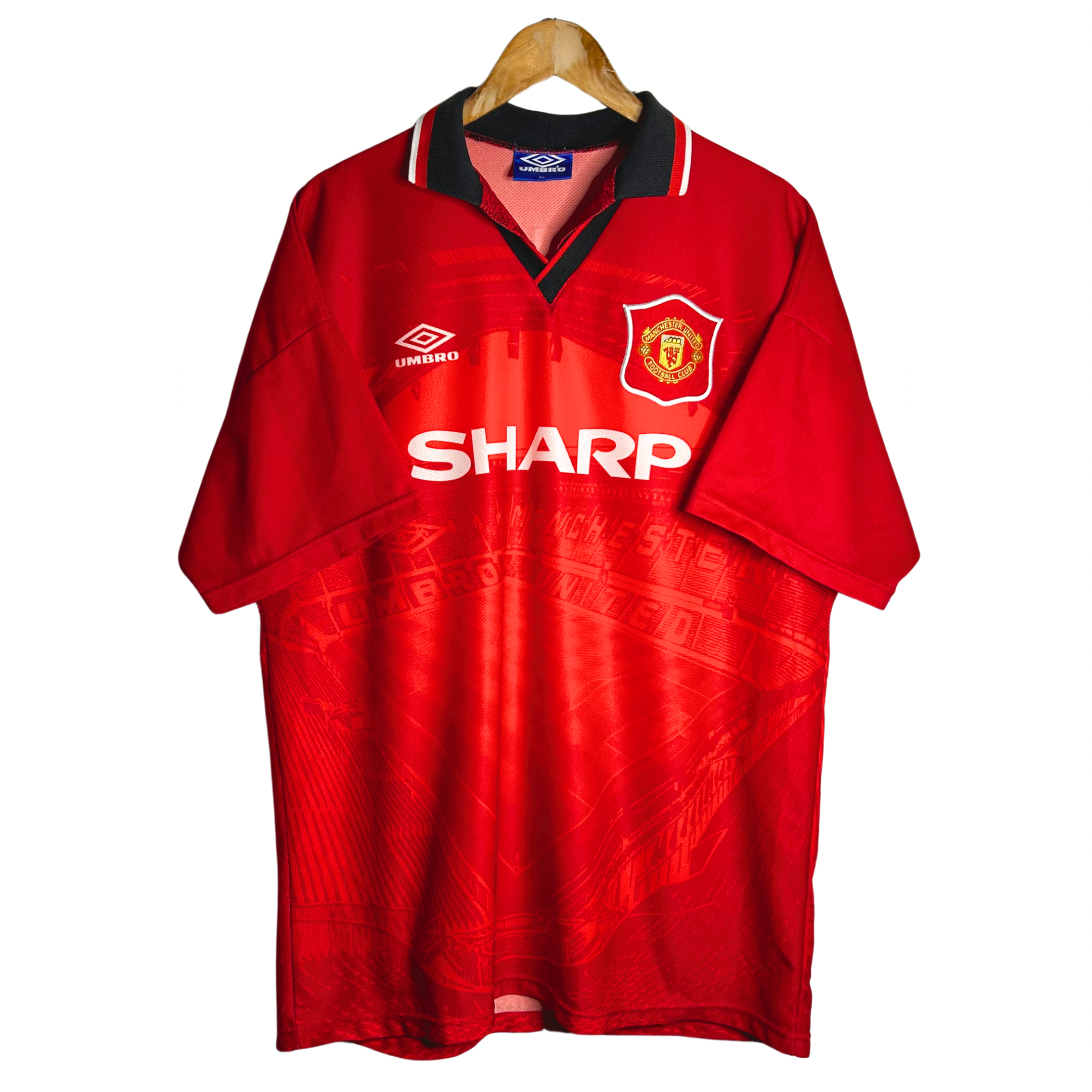 1994-96 Manchester United Home Shirt “Cantona 7” - XL