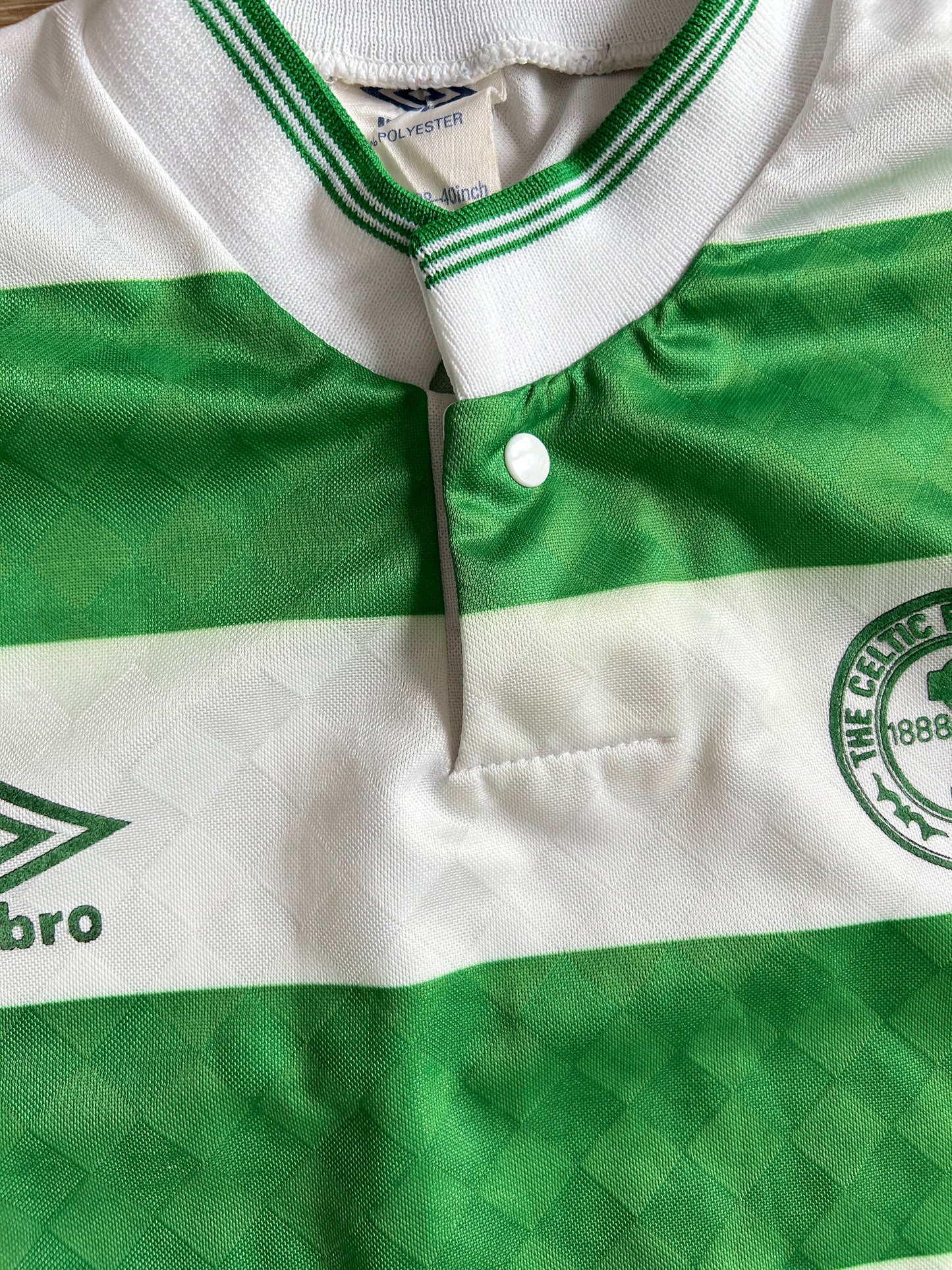 1987-89 Celtic Home Shirt - Excellent - Medium