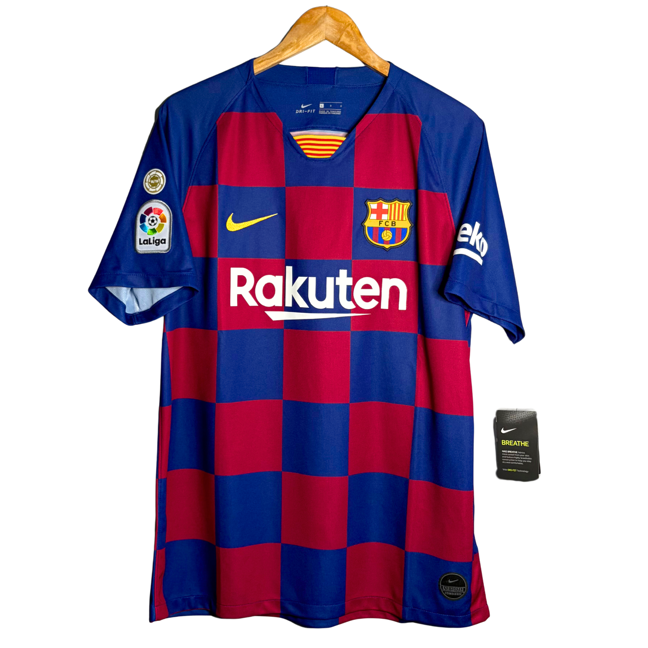 2019-20 Barcelona Home Shirt “Messi 10” (BNWT) - L