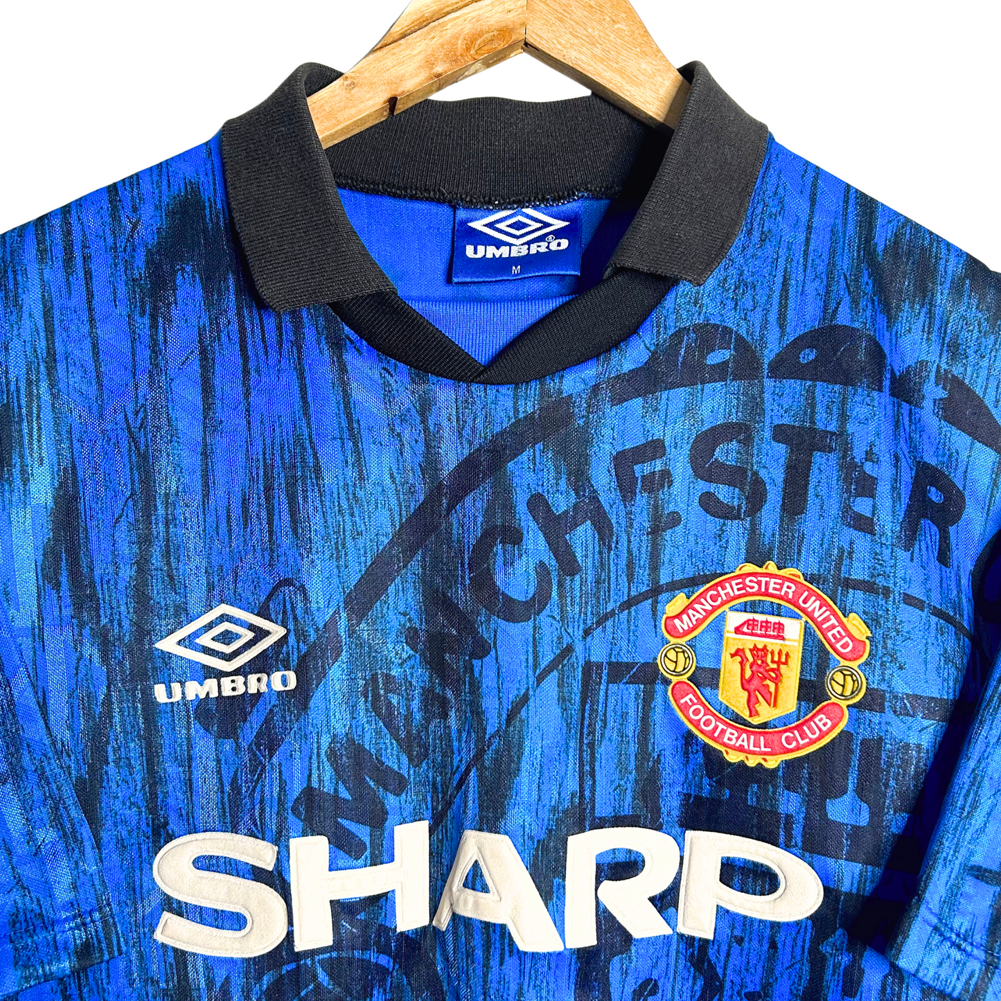 1992-93 Manchester United Away Shirt - M