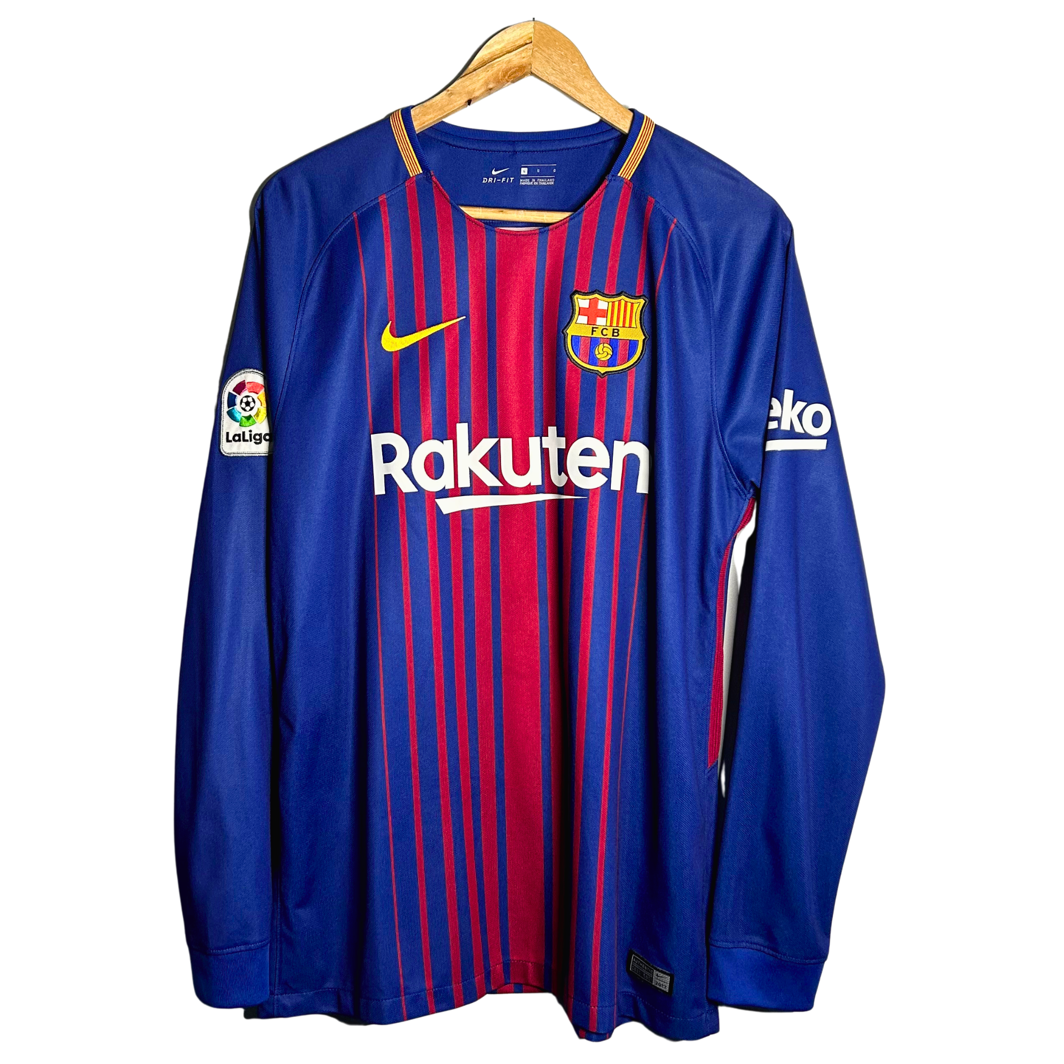 2017-18 Barcelona Home Shirt “Messi 10” - L
