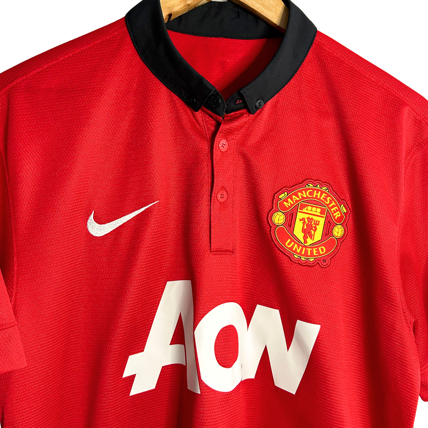 2013-14 Manchester United Home Shirt “Mata 8” - M