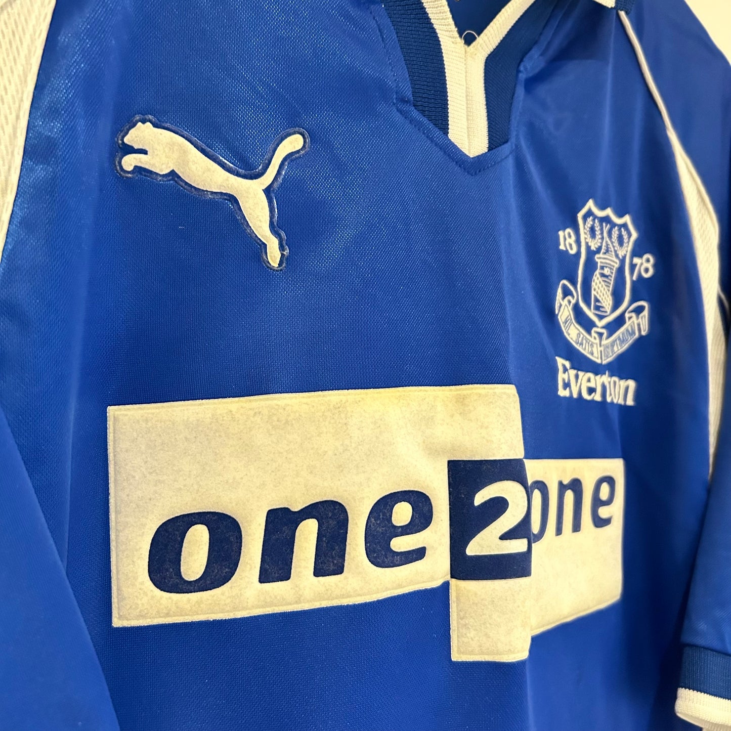 2000-02 Everton Home Shirt - Large