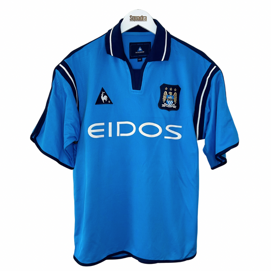 2001-03 Manchester City Home Shirt - Medium