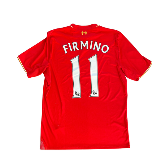 2015-16 Liverpool Home Shirt - Great - Medium - Firmino 11