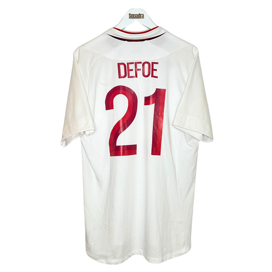 2012 England Home Shirt - Excellent - Medium/Large - Defoe 21