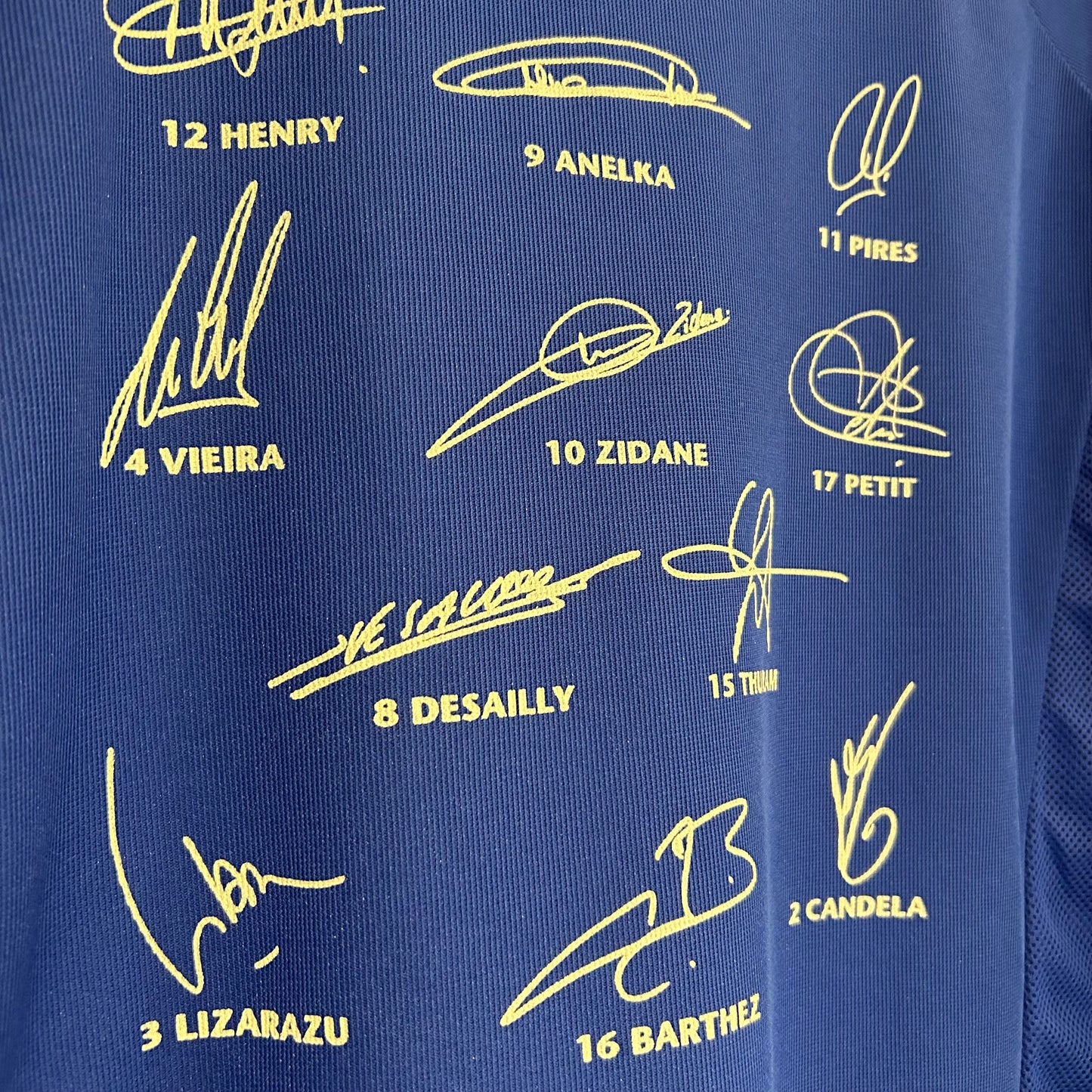 2002 France “Signed” Home Shirt - XL