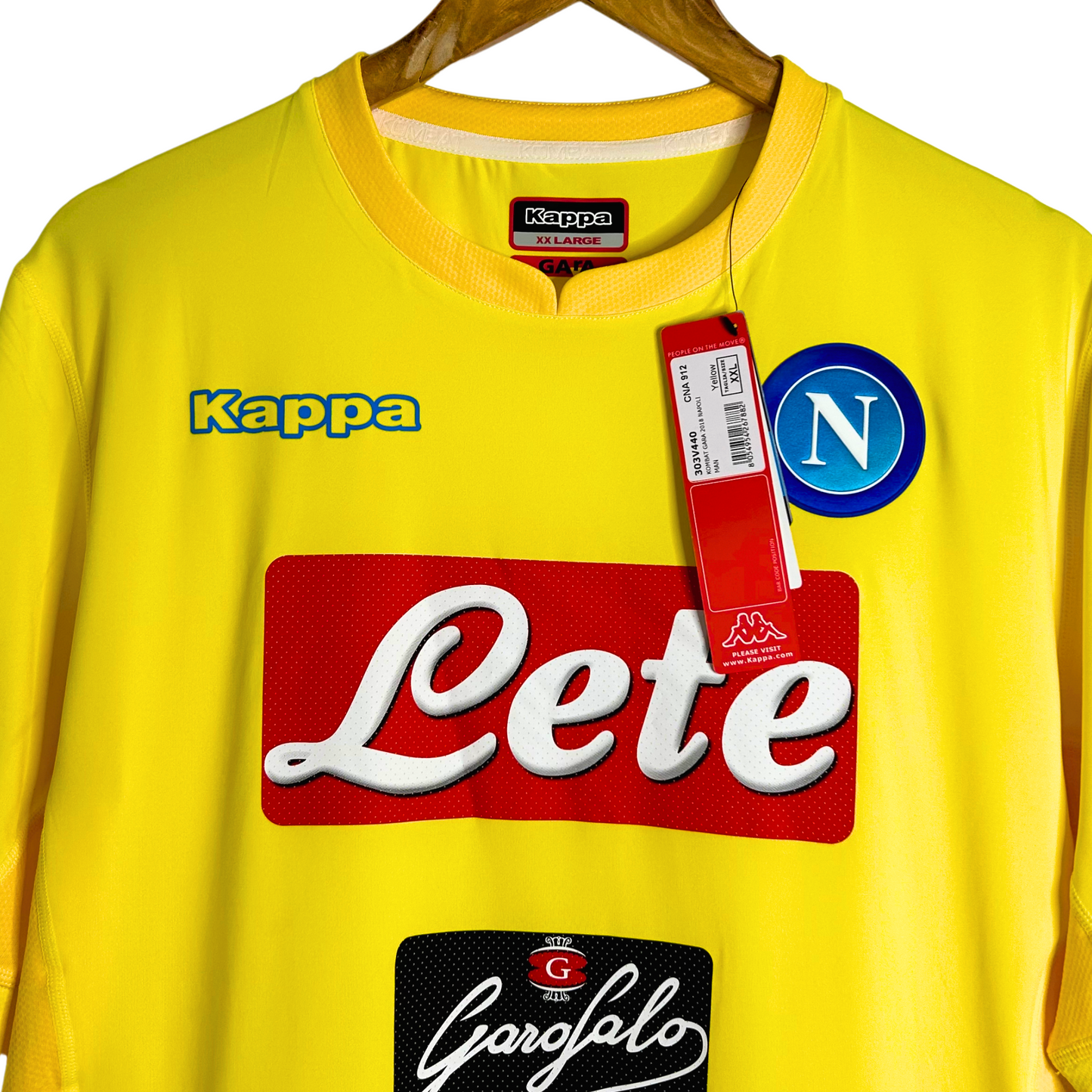 2017-18 Napoli Away Shirt (BNWT) - XXL (Slim Fit)