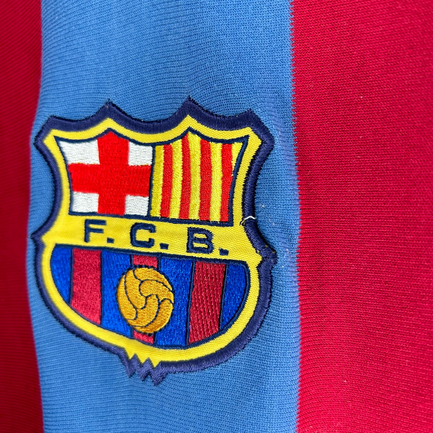 2001-02 Barcelona Home Shirt - Large