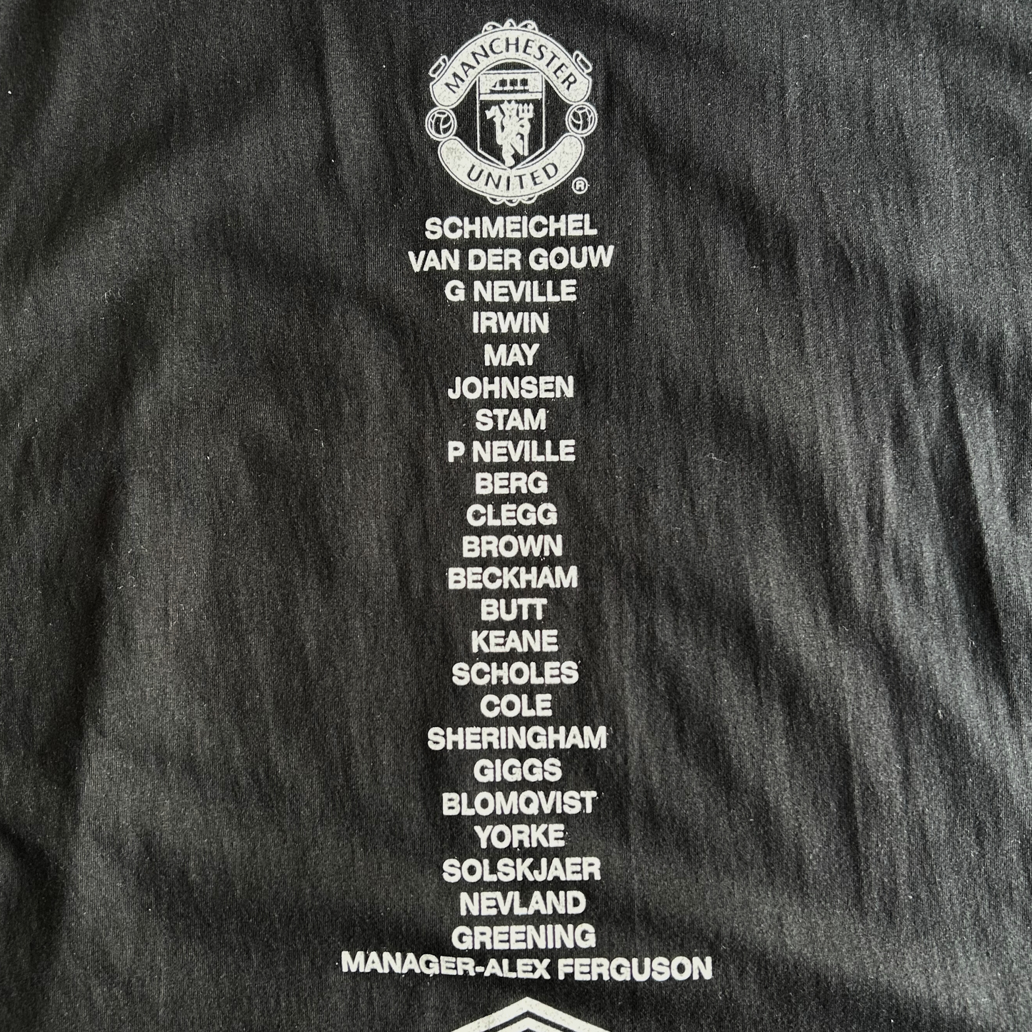 1999 Manchester United “Treble” Graphic Tee - L