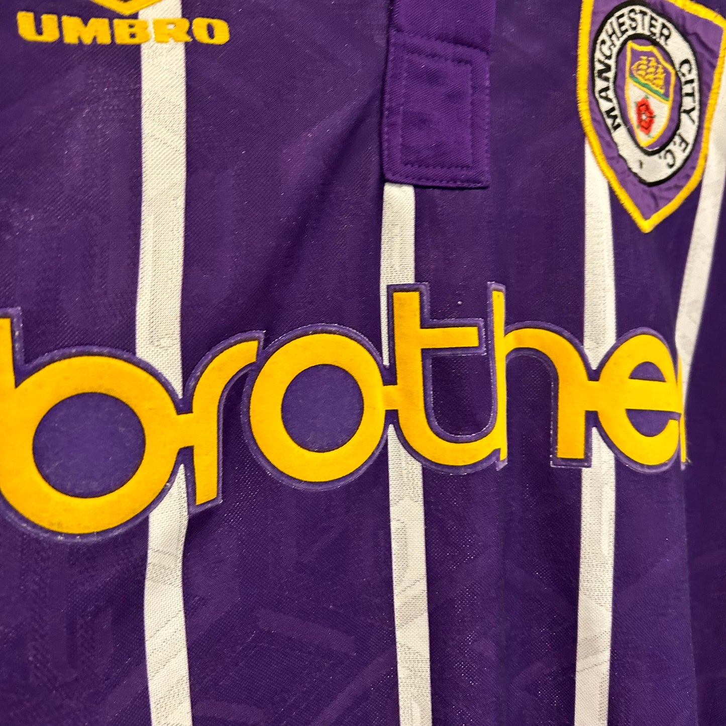 1992-94 Manchester City Away Shirt - Large