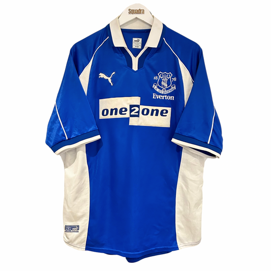 2000-02 Everton Home Shirt - Large