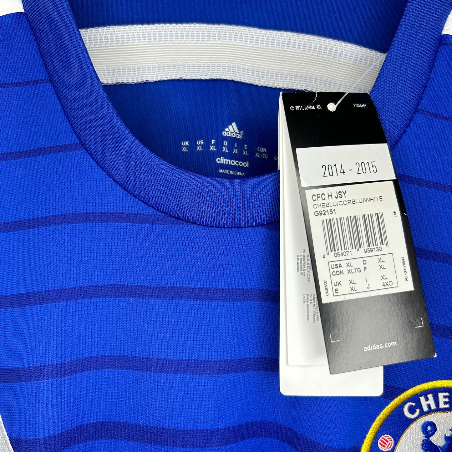 2014-15 Chelsea Home Shirt BNWT - XL - Hazard 10