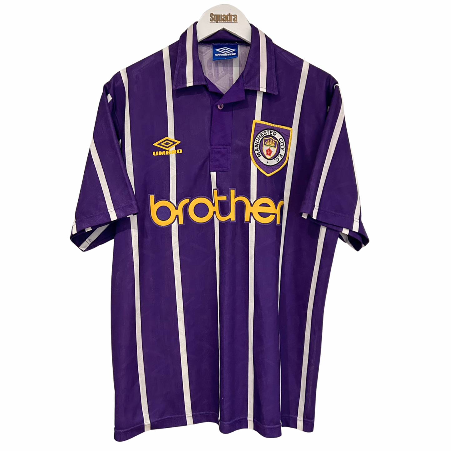 1992-94 Manchester City Away Shirt - Large