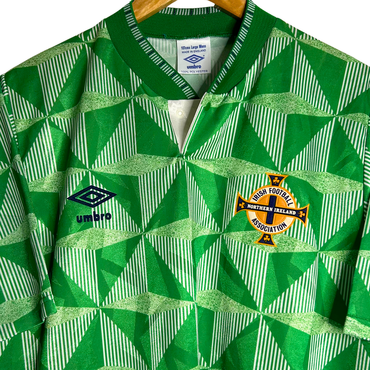 1990 Northern Ireland Home Shirt - L